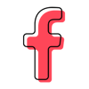 FB icon pink