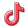 tik tok icon pink