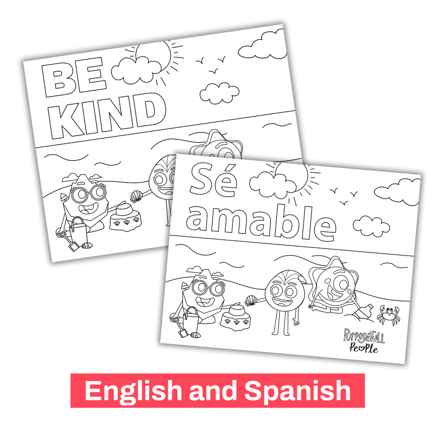 Be Kind Coloring Sheets
