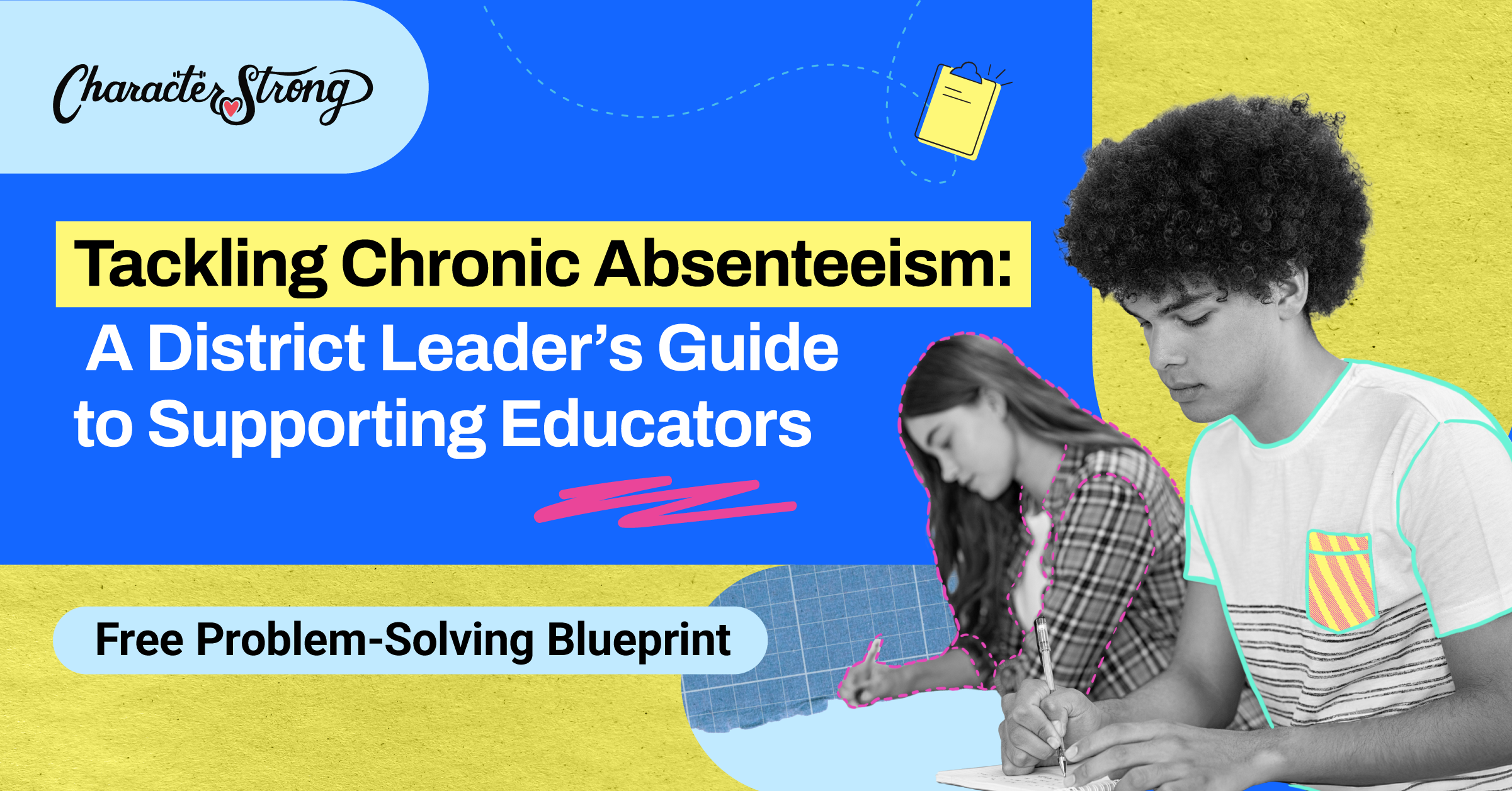 Educator helping a student with homework 